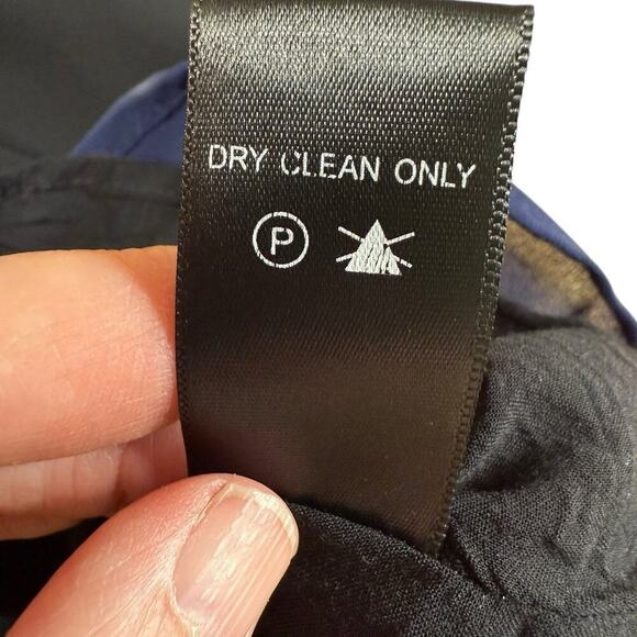 ASTR Dress Women M Colorblock Lace Blue Whimsigoth Romanticgoth Office Siren - Picture 5 of 7